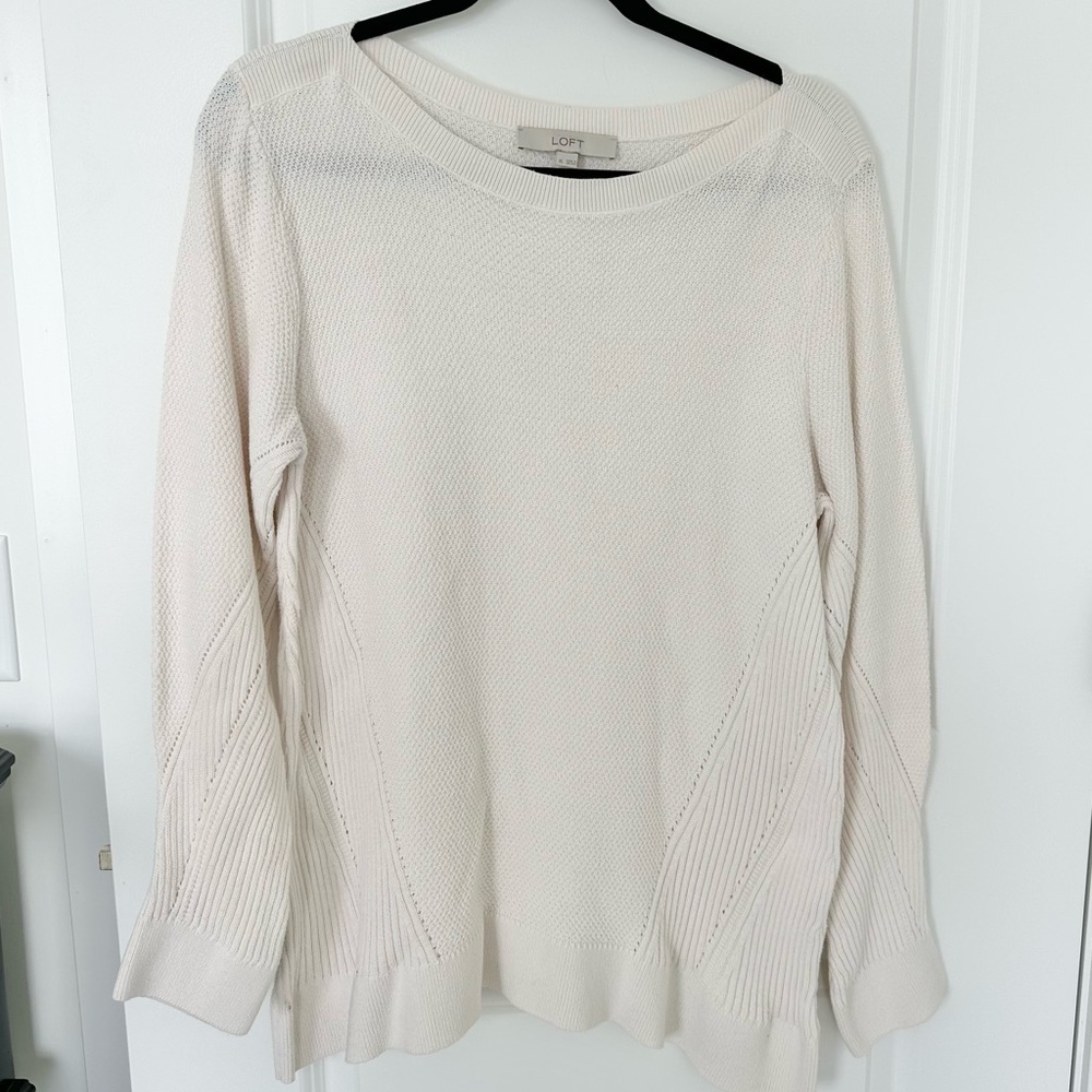 LOFT Cream Sweater